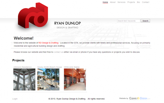 Home page
